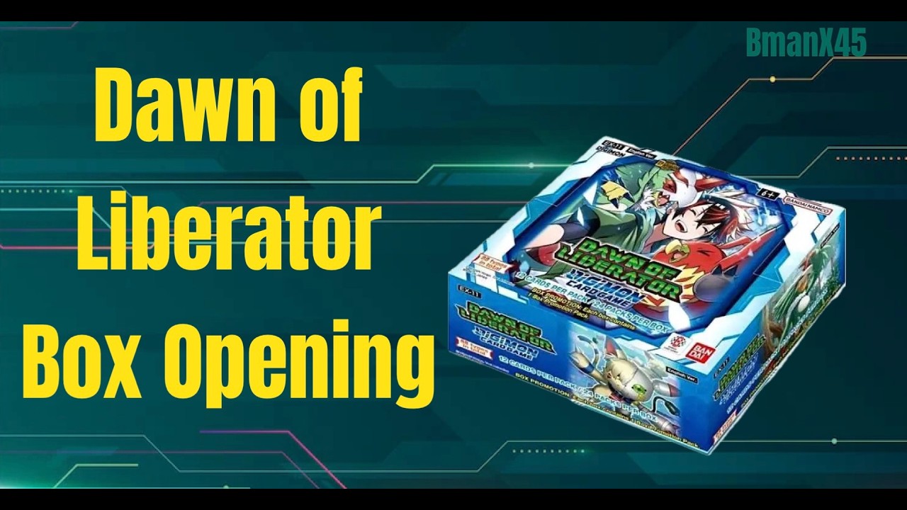 Digimon TCG: Dawn of Liberator EX11 - Double Box Opening #4 - YouTube
