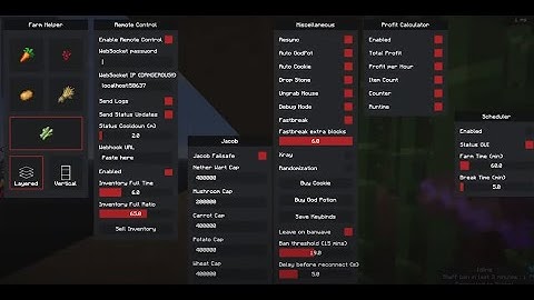 Garden macro showcase (hypixel skyblock)