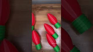 3D printed huge Christmas lights ASMR #shorts