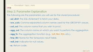 Creating a Dynamic Pivot SQL Query in DB2