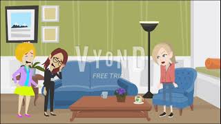 Vyond grounded videos with repeated "grounded" words and random numbers in a nutshell #1