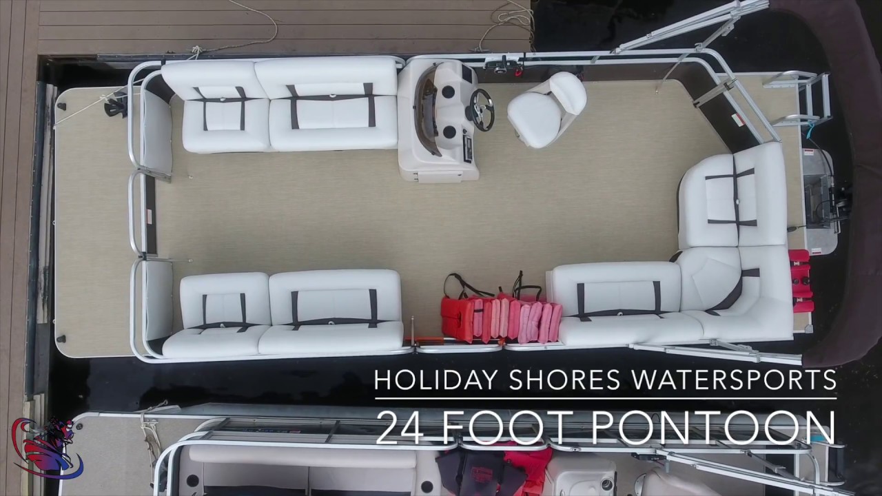 Holiday Shores WaterSports 24 Foot Pontoon Rental