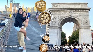 NYC vlog ft. wholesome weekend (central park bike ride, staten island ferry, brooklyn bridge ♡)