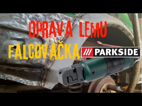 ŠKODA 105 vlog#5: Oprava lemu - vyvařovánÍ a nová parkside falcovačka a děrovačka PDLA 6.3 A1