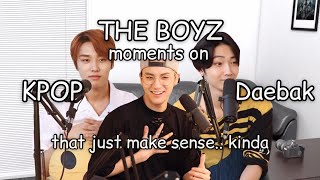 the boyz english line moments on kpop daebak that just make sense.. kinda