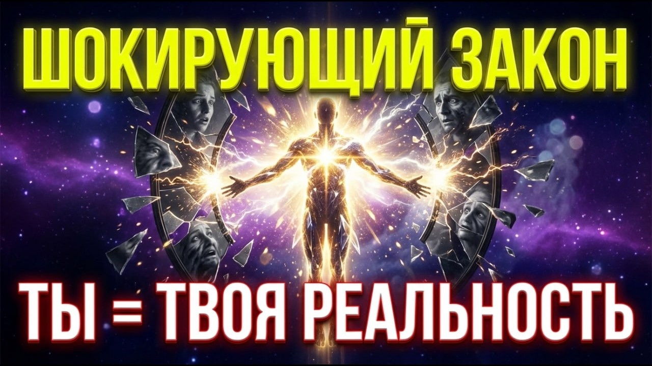 ШОКИРУЮЩИЙ закон Вселенной: Ты притягиваешь не то, что хочешь, а то, КТО ТЫ.
