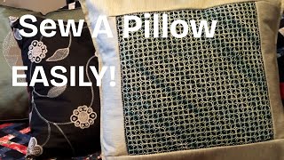 Easy Sashiko Pillow DIY You Can Try Today