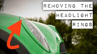 Mini 1st Gen How to remove the chrome headlight rings trim Cooper S FAQ Instructions Guide 2000-2006 screenshot 5