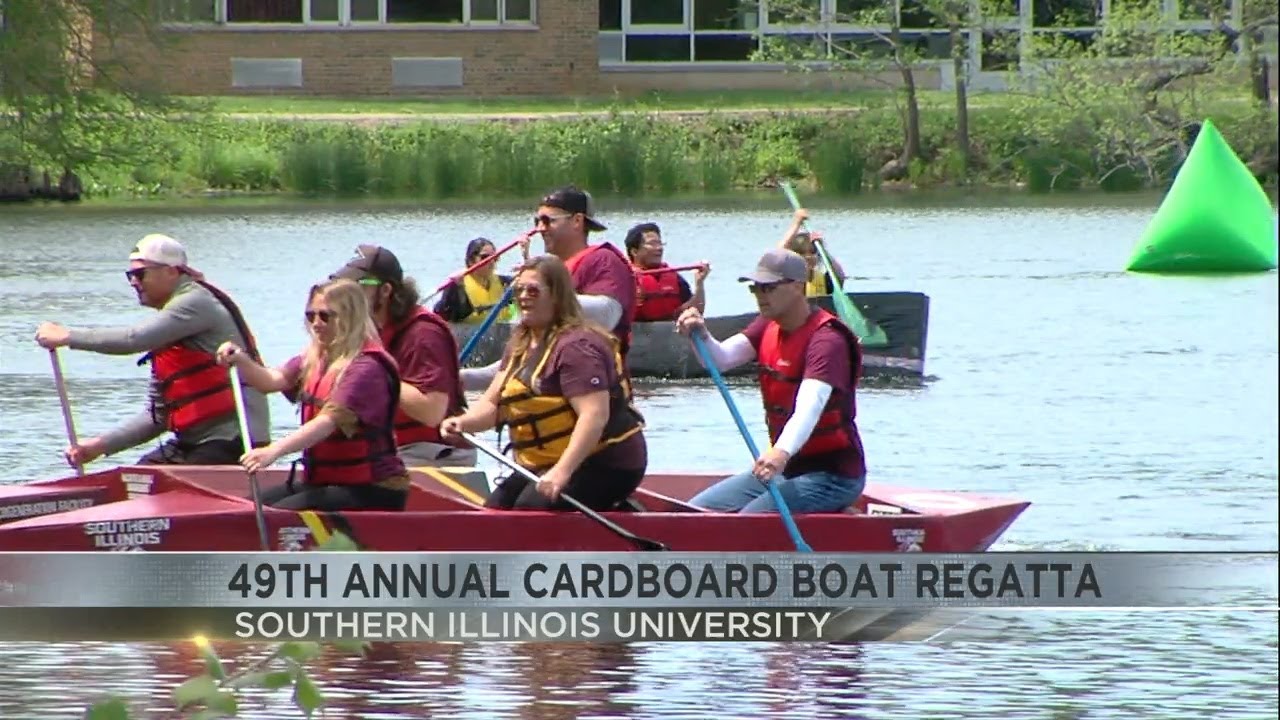 Hundreds attend 49th annual SIU Cardboard Boat Regatta