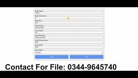 Digital Library Management System - CS619 Testphase