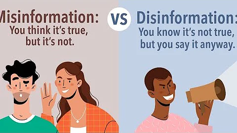 Misinformation and Disinformation. Do you know the difference? 😳