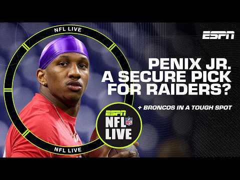 Denver's in a TOUGH draft spot + Michael Penix Jr. makes the MOST SENSE with RAIDERS?! | NFL Live