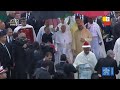 Accueil officiel du pape François au Maroc