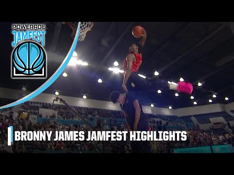 Bronny James' highlights from the 2023 Powerade JamFest 🎥👀