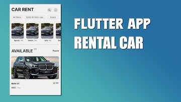 Rent Car App - Flutter UI - Speed Code