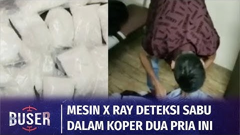 Menyaru Sebagai Pemudik, Mesin X Ray Deteksi Koper Dua Pria Ini Berisi 4 Kg Sabu | Buser