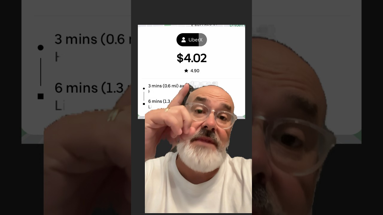 Accounting behind accepting short Uber trips. 