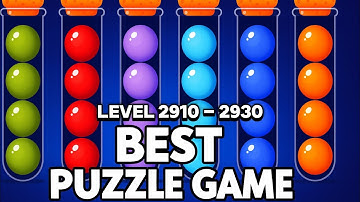 Color Ball game level 2911 - 2930 | Ball Sort puzzle