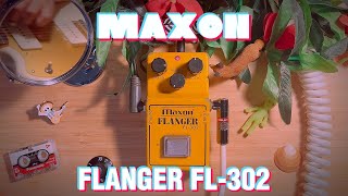✈️ Flanger On Guitar | Maxon FL-302 | Flanger (80s) - YouTube