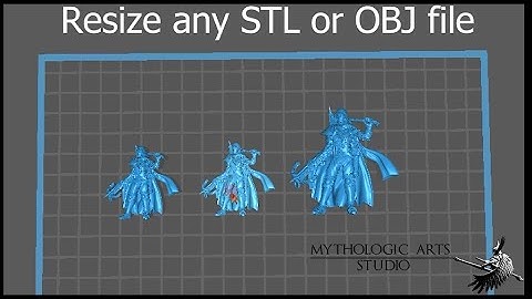 Resizing STL files | 2 options | Quick Tips for 3d printing!