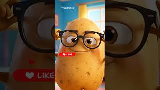 🥔 The Smartest Potato Ever?! 😂🤣 | Funny Cartoon #Shorts