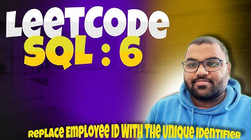 LeetCode SQL Question 6: Replace Employee ID With The Unique Identifier