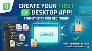 Qt Creator Tutorial for Beginners | First Application & File Structure