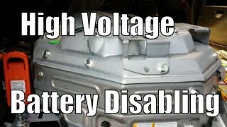 Chevy / GMC Hybrid High Voltage Battery Disabling 2010 Gmc Sierra Battery