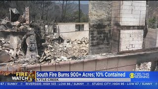 South Fire In Lytle Creek Now 10% Contained