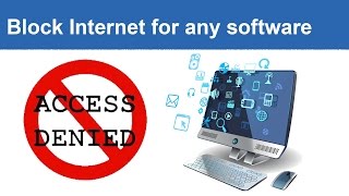 How to Block Software to access the internet Windows 10 2016 screenshot 5