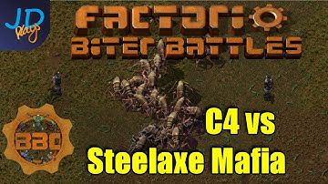 Factorio PvP Biter Battles ⚙️ BBChampions ⚙️ C4 vs Steelaxe Mafia