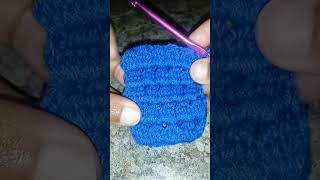 Trying out the Aligned Clusters Crochet Stitch for the first time✨ #CrochetStitches