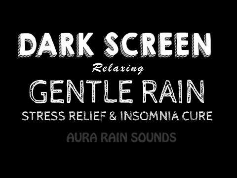 Quiet Mind, Feel Joy Again! Gentle RAIN Sounds to Calm Anxiety & Reduce Overthinking | BLACK SCREEN
