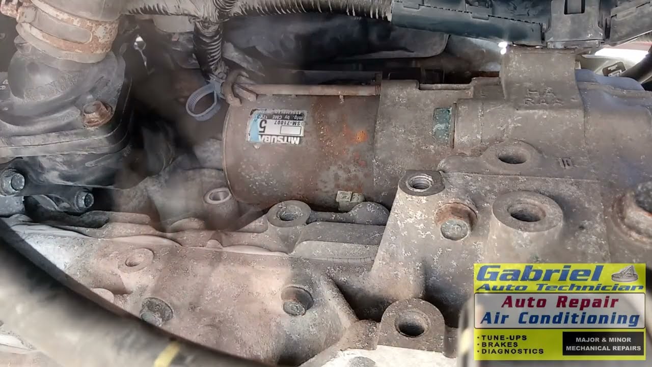 NOT Necessary The Removal Of Intake Manifold, For The  Starter Motor Replacement. Honda CR-V