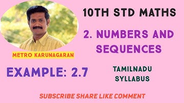 10th Std Maths Example 2.7 In the given factorization find the numbers m and n