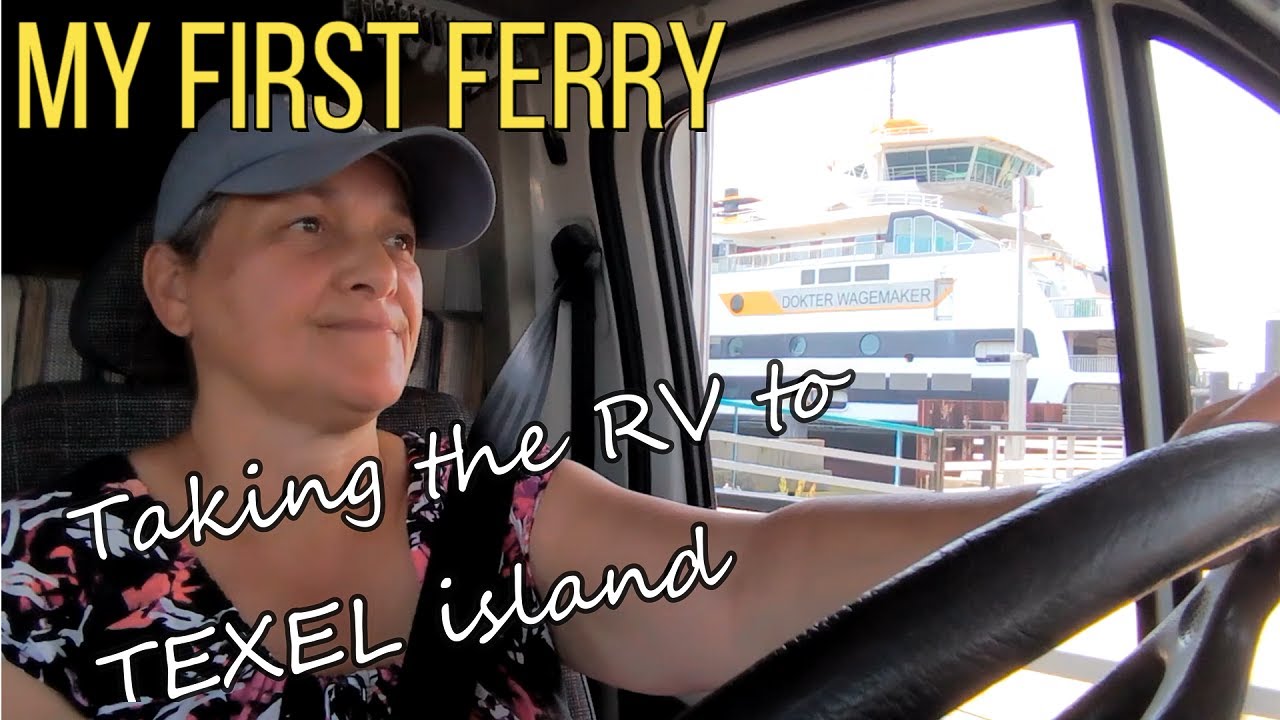 Texel On a ferry and exploring the island, RV TRAVEL vlog