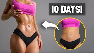 10 Min | 10 Days | 10 Exercises to Get ABS & Lose BELLY FAT, At Home, No Equipment