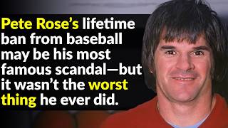 Pete Rose Earned Both Glory And Shame