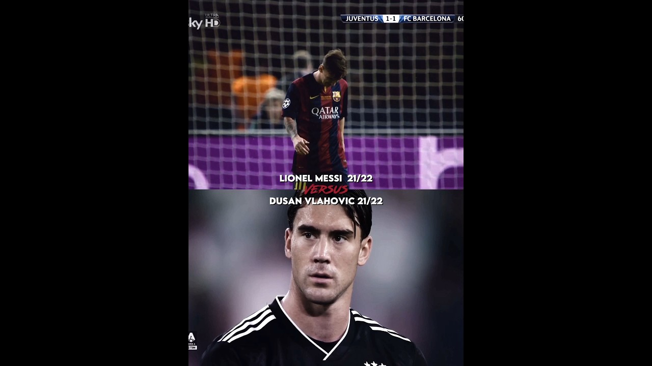 Dusan Vlahovic Vs Lionel Messi