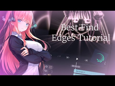 Find Edges/Edge Detect like AE || Alight Motion Tutorial