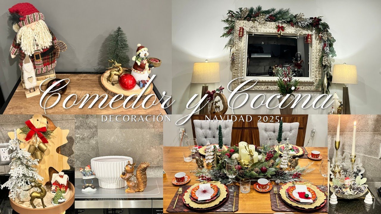 Decoración Comedor y Cocina Navidad 2025