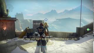 Idle Dialogue, Felwinter Peak Shiro You Did Right By Saladin And The Iron Lords Rise Of Iron