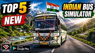 Top 5 New Indian🇮🇳 Bus Simulator Games for Android 2026 | Offline High Graphics Bus Sim Games screenshot 4