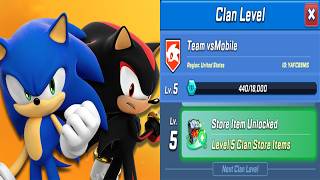 Sonic Forces Speed Battle Clan Level 5 Upgraded (android, ios) Werehog, Storm, Unicorn Knight Cream