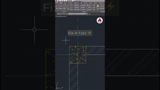How to Fix Overlapping Lines in 5 Seconds (OVERKILL) 🪄 #shorts #autocadtips