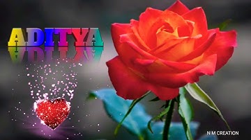 💙ADITYA💙 NaME  New Whatsapp status video