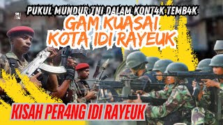 GAM Kuasai Kota Idi Rayeuk | Idi Rayeuk Jadi Lautan Api Usai Kontak Tembak GAM dengan TNI