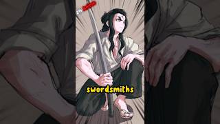 The Secret Behind Swordsmiths' Masks #shorts #demonslayer
