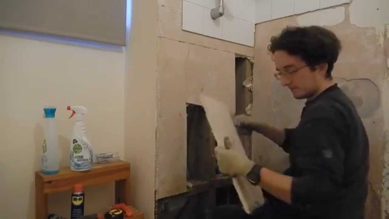 Bathroom Wall Repair (Part 2) YouTube