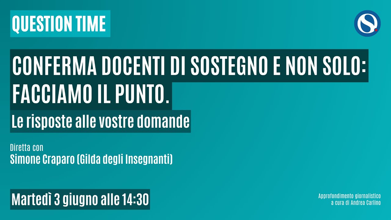 Conferma docenti di sostegno e non solo: facciamo il punto